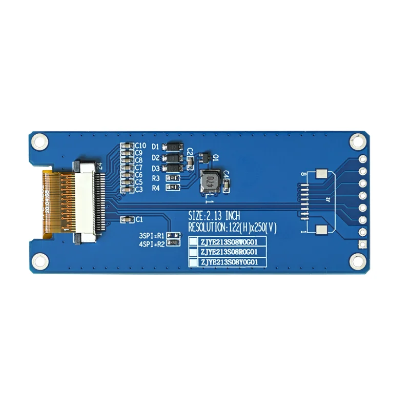 2.13 inch E-Paper Ink Screen Module 122*250 Resolution E-Paper Ink Screen SSD1680 Driver SPI Interface 8 Pin