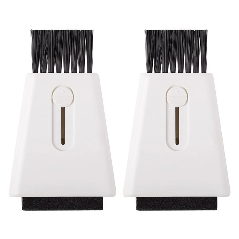 

2Pcs Compact Dual Tip Keyboard Cleaner Brush Multi Purpose Computer Desk Electronics Dust Removal Tool for Laptop Pc Maintenance
