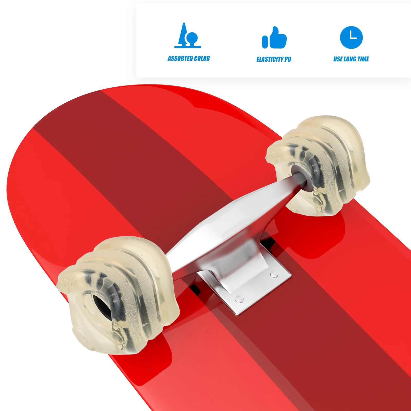 

5pcs 5 Pieces Skateboard Cruiser Wheels Artistic Roller Sakte Electric Skateboards Pulleys Fish