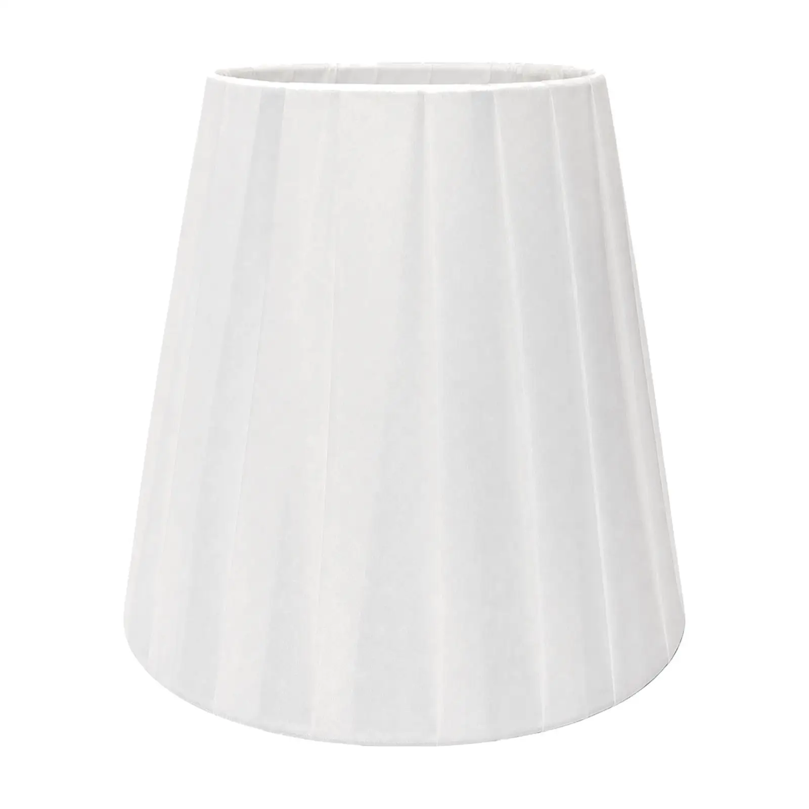 Small Fabric Lampshade for Bedside Lamp Clip on Bulb Cover Handmade Textured Shade