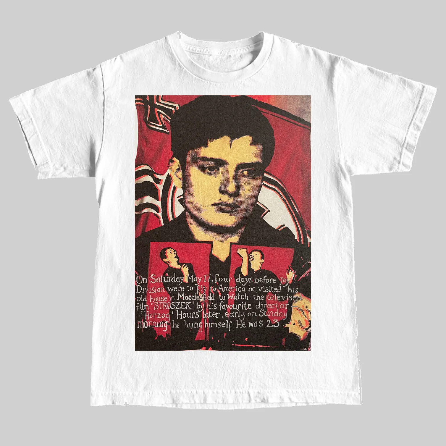 

Vintage Style Ian Curtis / Joy Division T-Shirt