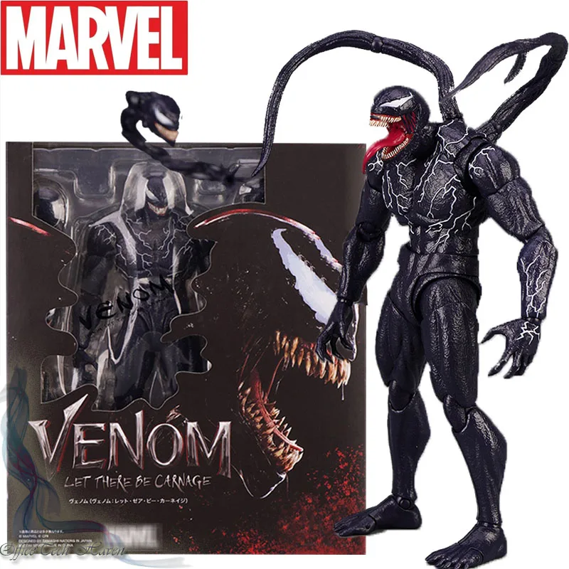 SHFiguarts Venom Action Figure Shf Venom 2 Let There Be Carnage Anime Figure Model Collectible Toy Birthday Gifts Doll