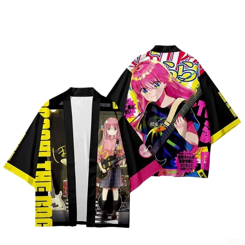 Summer New Lonely Rock COS Surrounding 3D Digital Printing Feather Fabric Jacket Anime Kimono Cape