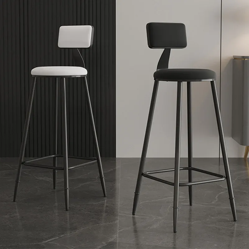 

Design Commercial Bar Stool Chair Black Unique Italian Sturdy Kitchen Stools Ergonomic Modern Sillas De Comedor Dining Furniture