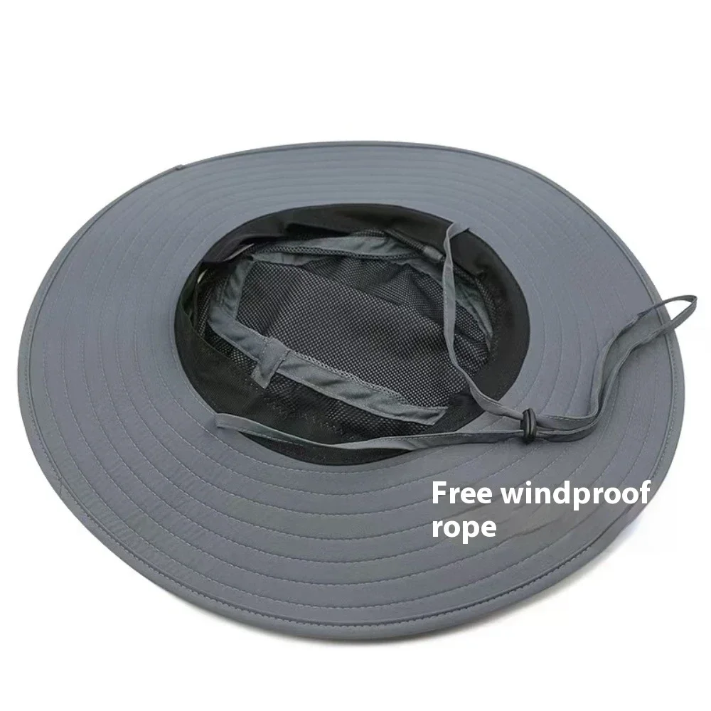 2025  Plus Size Sun Hat Adult Summer Outdoor Mountaineering Panama Outdoor Fisherman Hat Man Big Size Bucket Hat 56-60cm 60-64cm