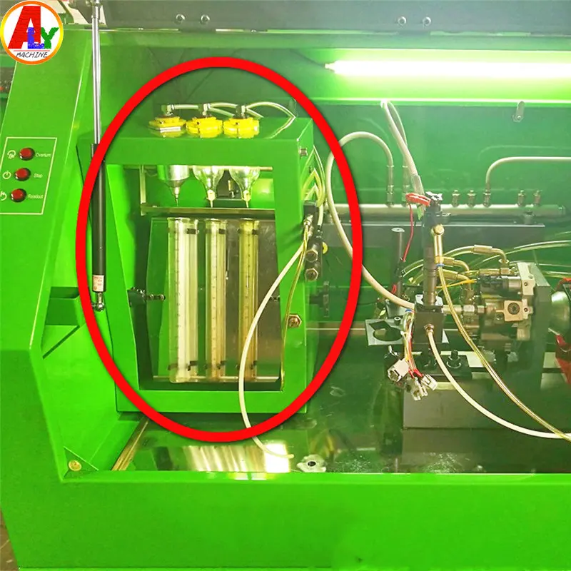 ALYMACHINE Diesel Injector Turnover Box Oil Collector Support Frame Tool Test Flow Meter Quantity For Common Rail Bench
