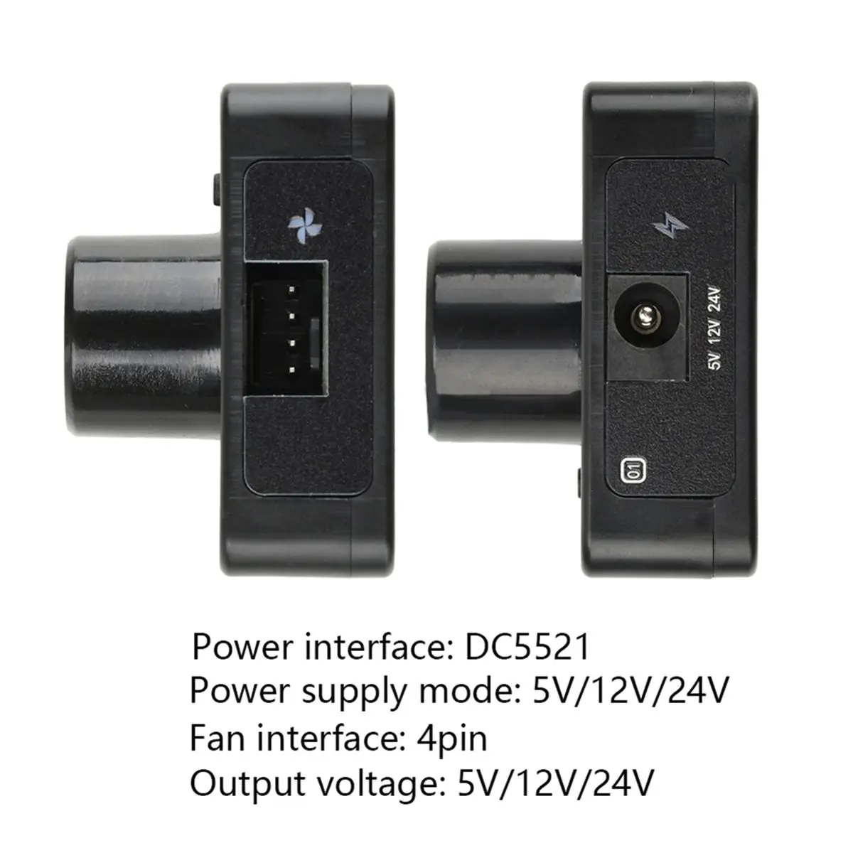 

Стабильный 4-контактный вентилятор ШИМ-регулятор скорости PD QC Быстрая зарядка DC 24 В 12 В 5 В Система охлаждения Регулятор вентилятора DIY Радиатор водяного охлаждения