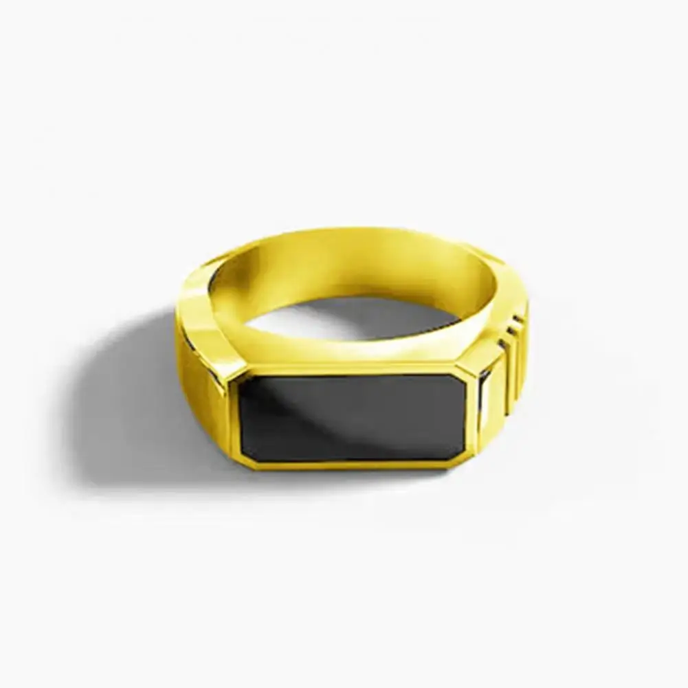 Knuckle Ring Retro Hexagon Ring Set Polished Alloy Finger Jewelry Lightweight Multi-size Anti-rust Contrast Color Accessories