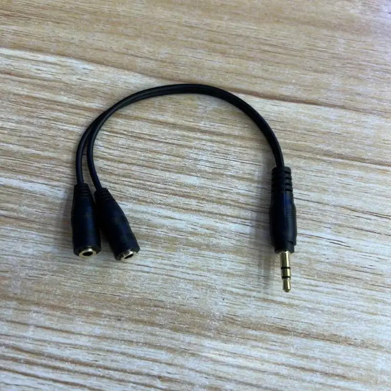 1 macho 2 fêmea conectores rcas divisor cabo encamisado sistema de som de home theater 193a