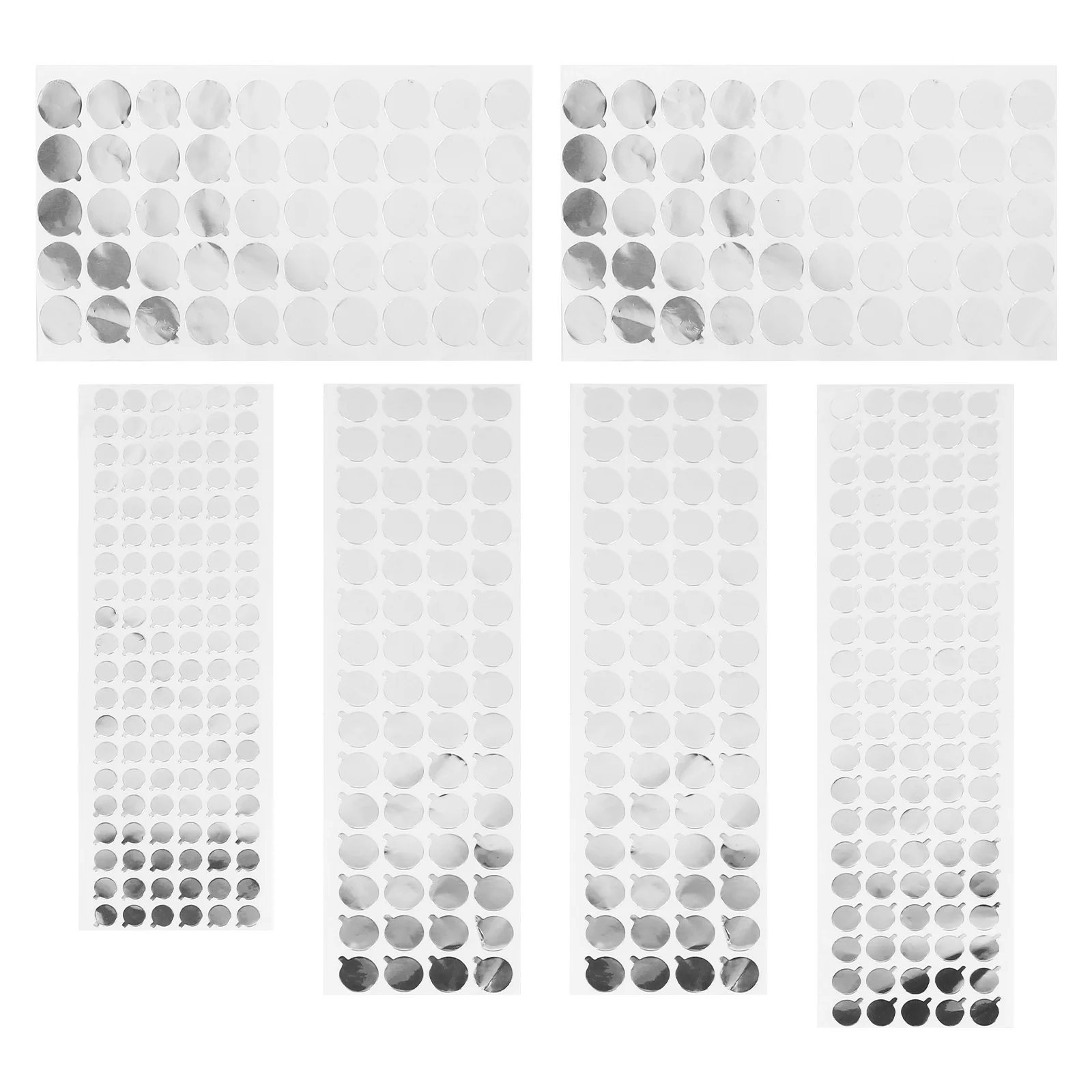 6 Sheets Aluminium Foil Sealing Stickers Self-Adhesive Clean Tube Toothpaste Facial Skin Care Stickers