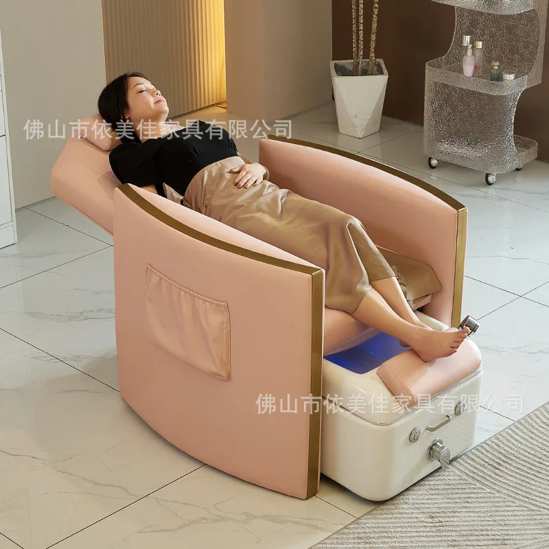 Yjq manicure foot bath sofa chair single person can lie down and sleep electric eyebrow tattooing eyelashes foot recliner