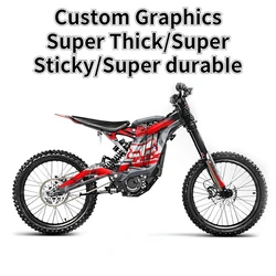 For SURRON Custom Stickers Light Bee X Electric Off-road Bike Dirtbike Decorative Self-adhesive Moisture-proof Thick SUR-RON