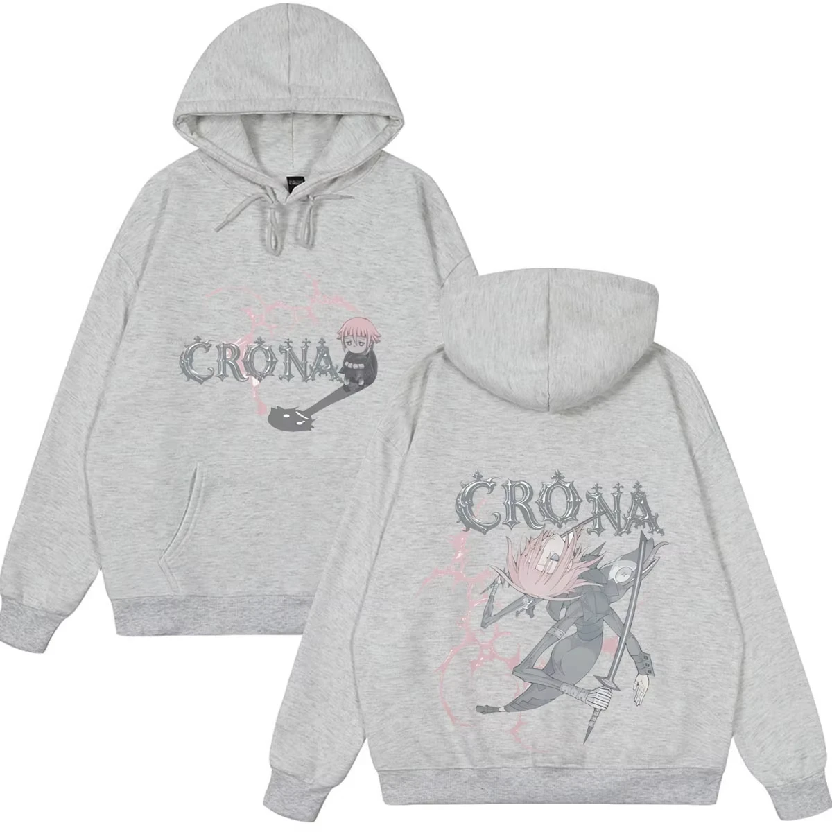 Soul Eater Crona Hoodie Men Women Cotton Graphic Printed Long Sleeve Oversized Anime Cosplay Harajuku Pullover 2026 Hot Sale