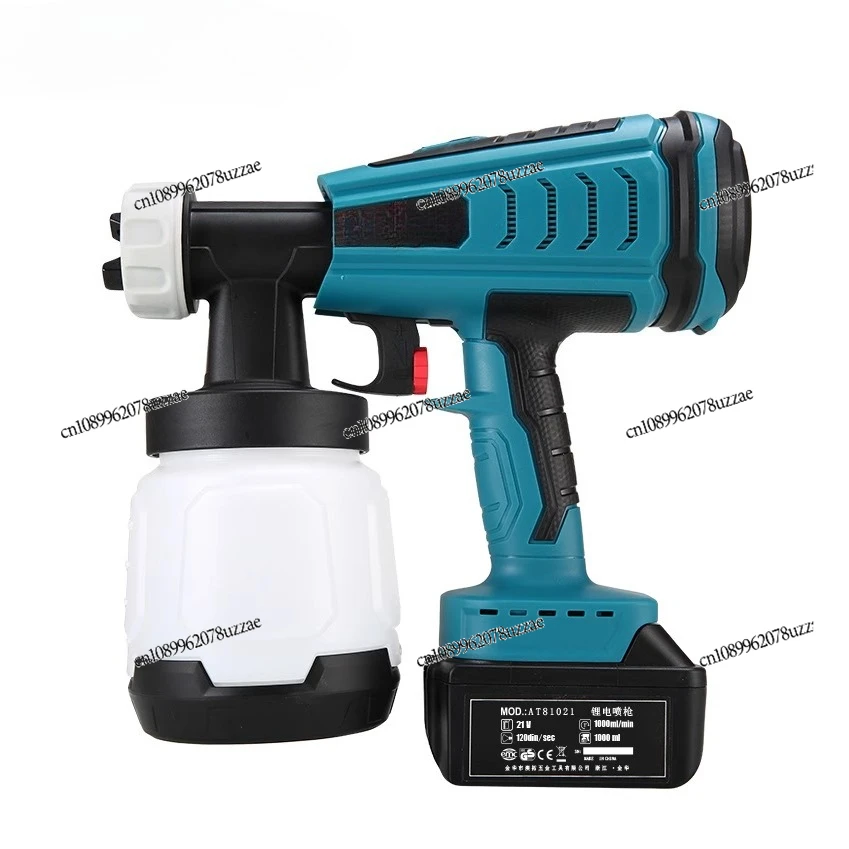 

Lithium Battery Brushless Spray Gun, High Pressure Electric Paint Gun, Spray Tool Latex