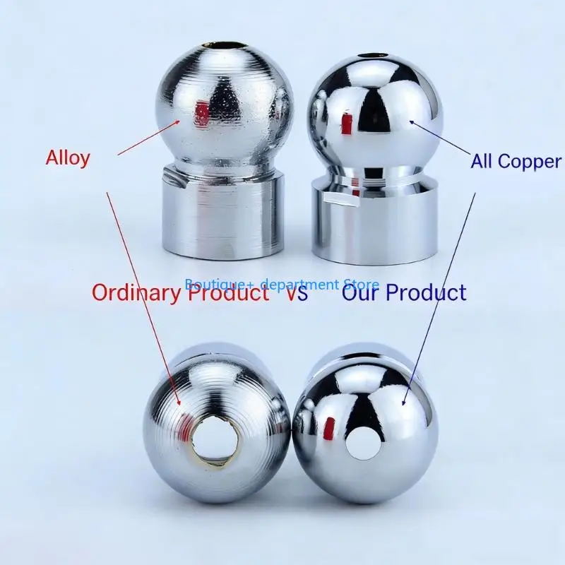 E1PD 2Pcs Swivels Connectors Metal Universal Rotation Ball Joint for Flexible Adjust