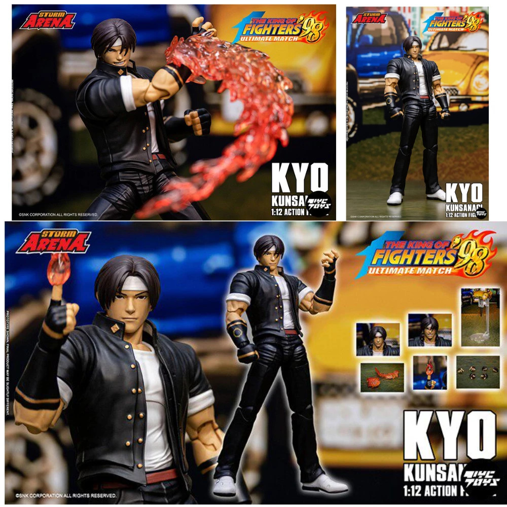 

【In stock soon】STORM TOYS The King of Fighters '98 Kyo Kusanagi 1/12 Scale KFSA03 Collectible Action Figure Toy