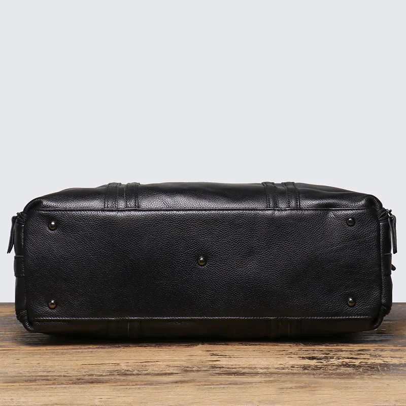 Men's Genuine Leather Hand-held Travel Bag Short Business Trip Luggage Top Layer Cowhide Sports and Fitness Designer Luxury Bag
