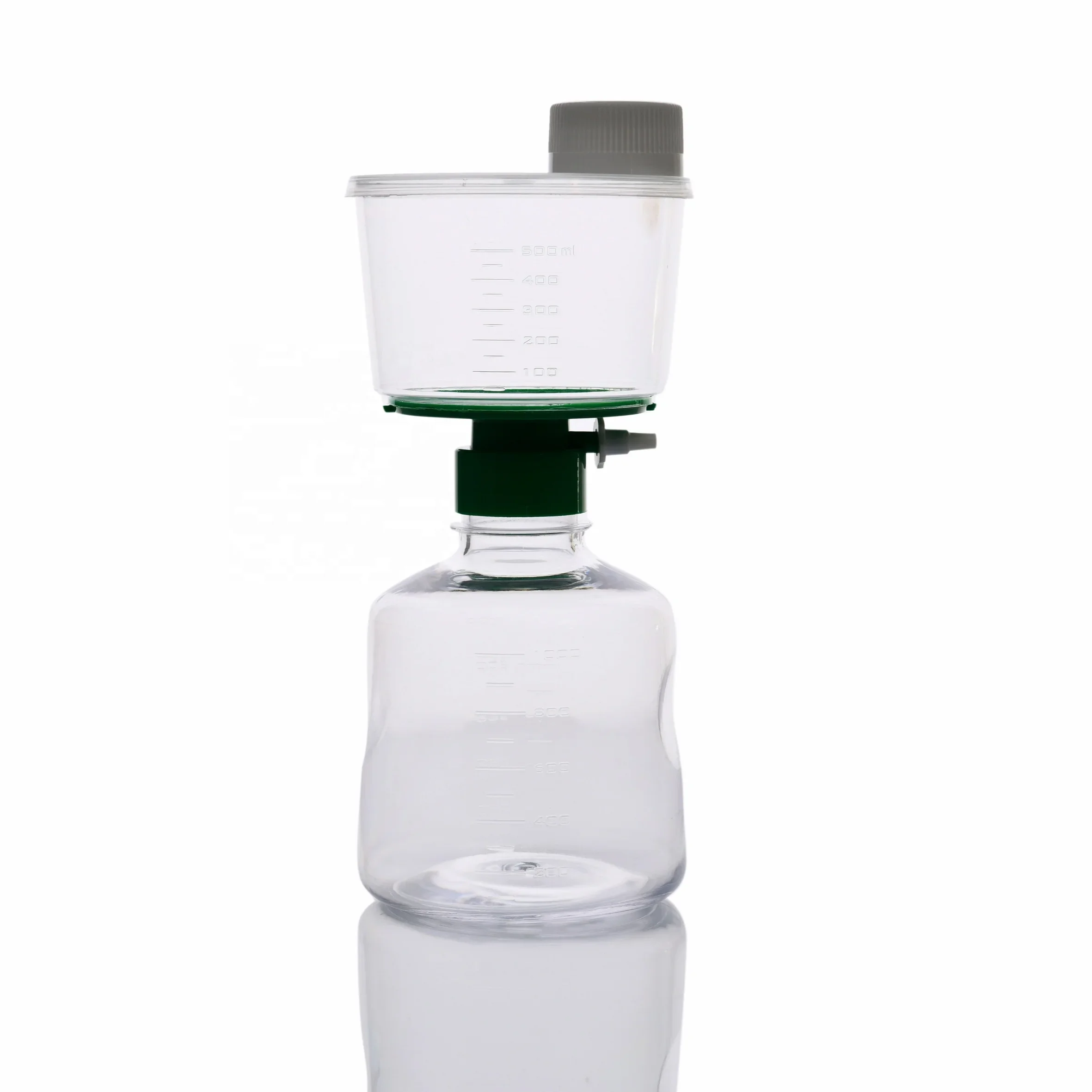 1000ml 0.22um Micron PES Polyethersulfone Vacuum Filter Storage Bottle System upper cup Sterile Filtration Device Filter Units