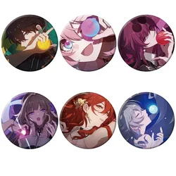 Game Honkai: Star Rail Brooch Pins Anime Characters Dan Heng Kafka Brooches Badges Lapel Clothes Backpack Jewelry Fans Gift