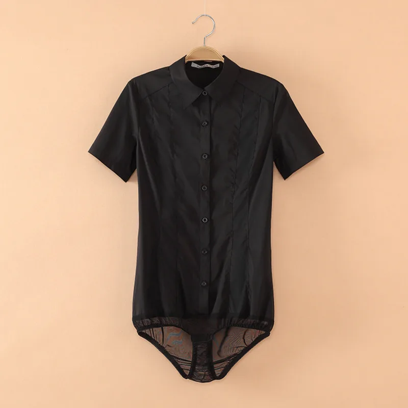 #2101 Body Shirt Women Summer 2022 Black Blue White Blouse Women Long Sleeve Body Feminino Ladies Shirts Fashion Office Lady