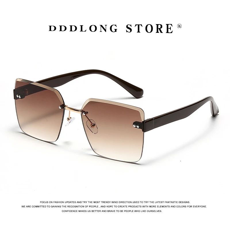DDDLONG-okulary przeciwsłoneczne kwadratowe damskie i męskie, moda Retro, klasyczne, Vintage, UV400, na zewnątrz, D107