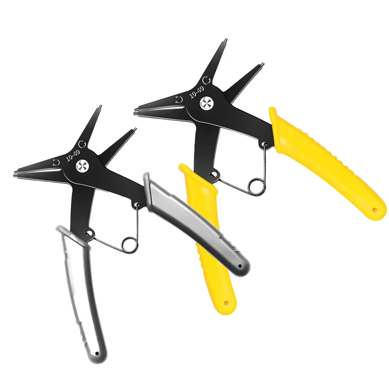 Double-head Circlip Pliers Internal External Ring Spring Pliers For Removing and Installing Round Snap Locking Rings Hand Tools