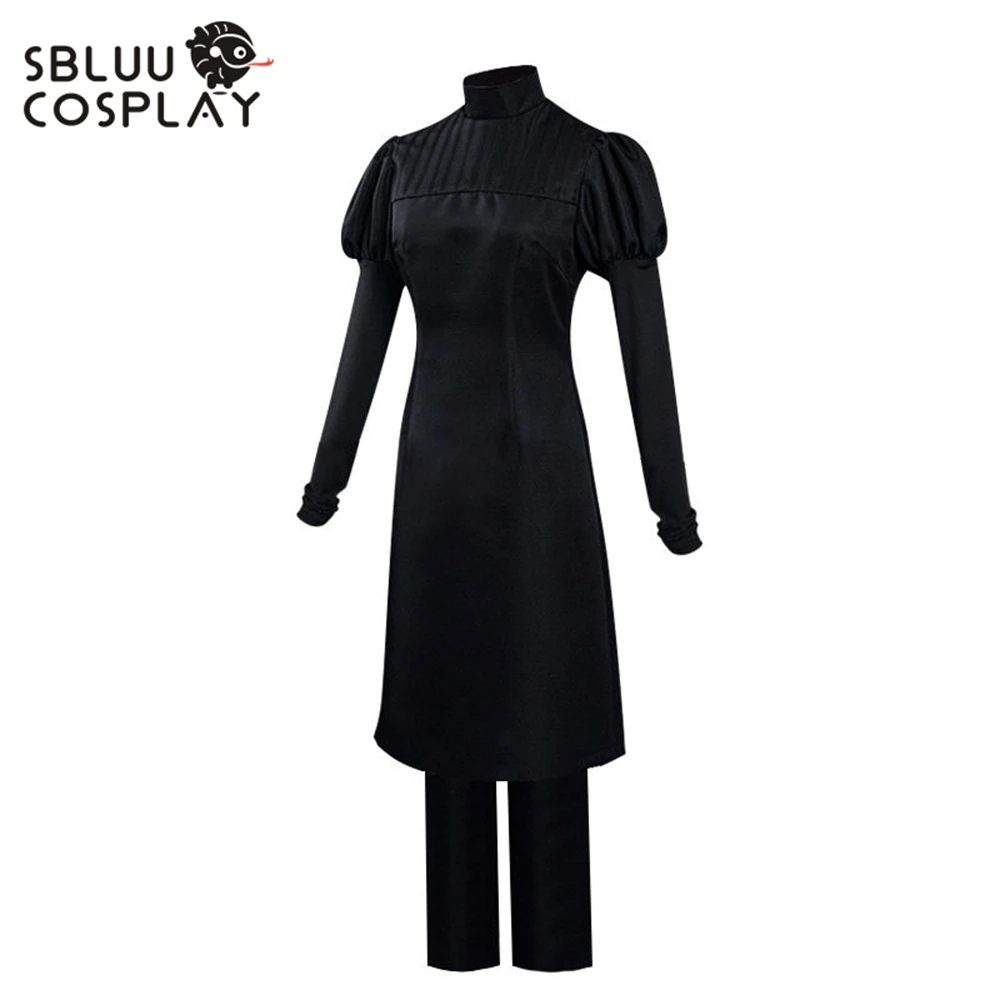 

SBluuCosplay Anime Meimei Cosplay Costume Black Dress Pants Outfit Halloween Custom Made