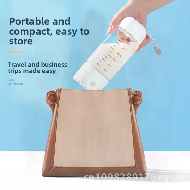 

LOGO Electric Shaking Cup E31 in Stock Glass with Scale Modern Minimalist Dendrobium Meal Replacement Milk Powder Automatic