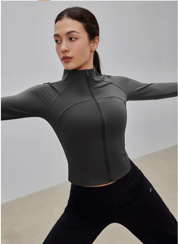 

Sports clothes, women's jackets, fitness clothes, yoga clothes, long sleeves, autumn tops