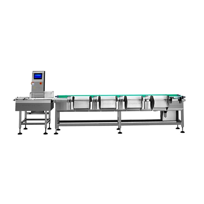 Multi-column online sorting, check and weight removal scale 8-column automatic weighing and sorting scale