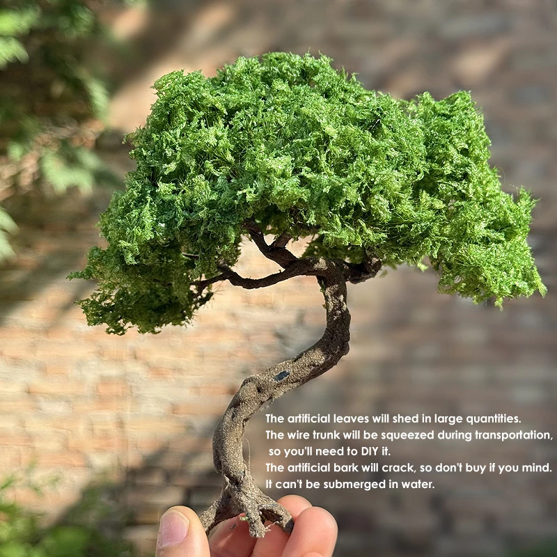 Mountain Pine Tree Model High-Quality Miniature Wire Tree Field Landscape Military Sand Table Material Train Railway Layout