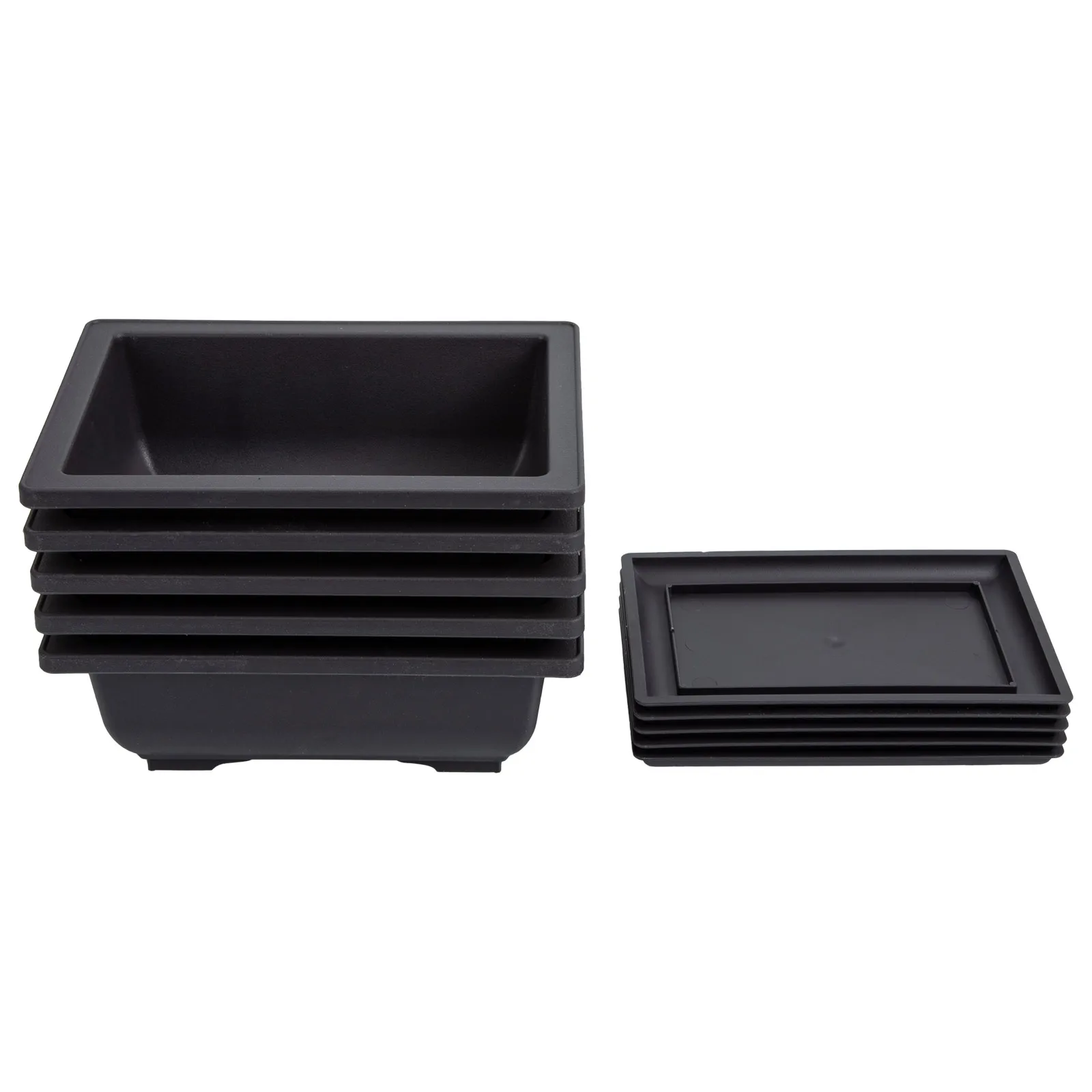 5 set piccolo vassoio in vaso bonsai fiore vasi per piante in ceramica per interni mini supporto per giardinaggio succulente forniture ciotole