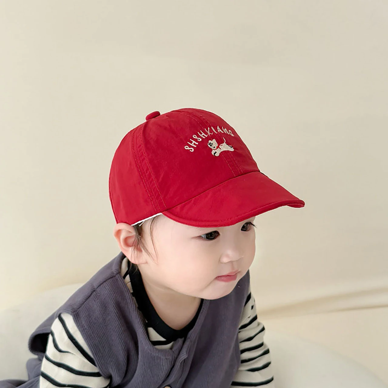 

Детская быстросохнущая шапка в виде утконоса с вышивкой букв, кепка с утиным языком, летние бейсбольные кепки с мягкими краями, детские солнцезащитные козырьки для детей 6-24 месяцев