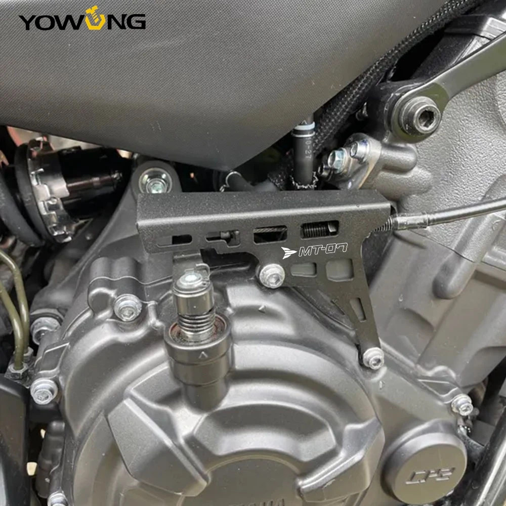 For YAMAHA MT-07 2013-2024 MT07 Moto Cage MT07 Tracer FZ-07 Accessories Clutch Arm Protection Cover Guard Clutch Cable Protector