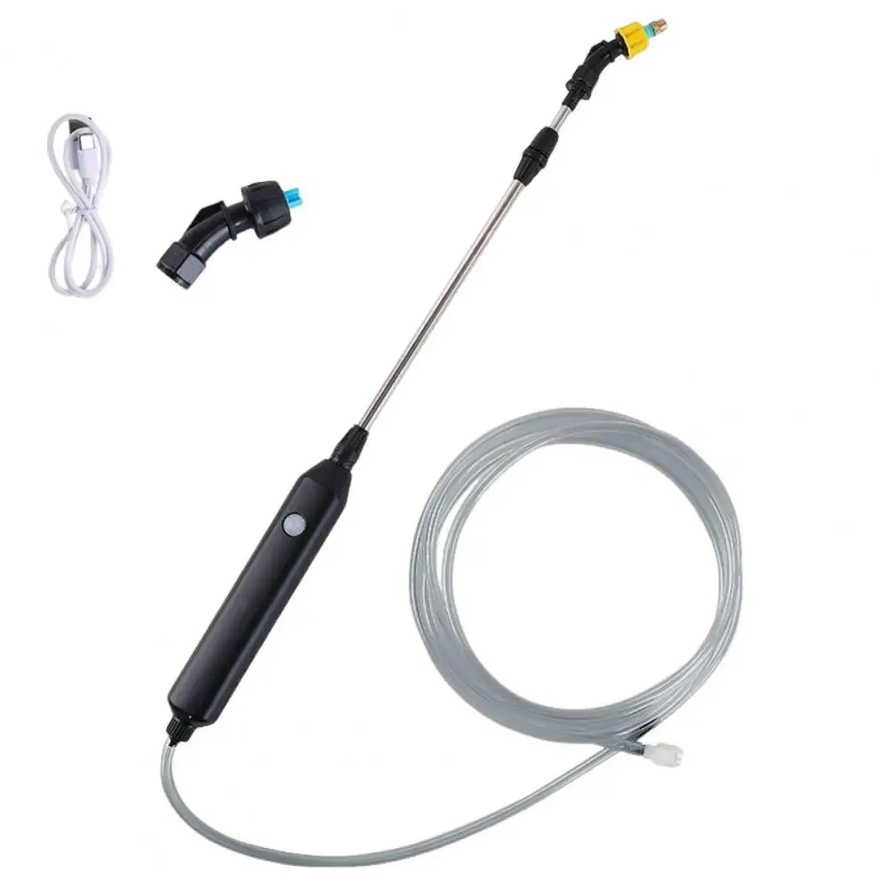 Electric Sprayer Wand Battery Powered Garden Sprayer Wand Telescopic Spray Wand with 2 Nozzles Water Sprayer for Watering Plant