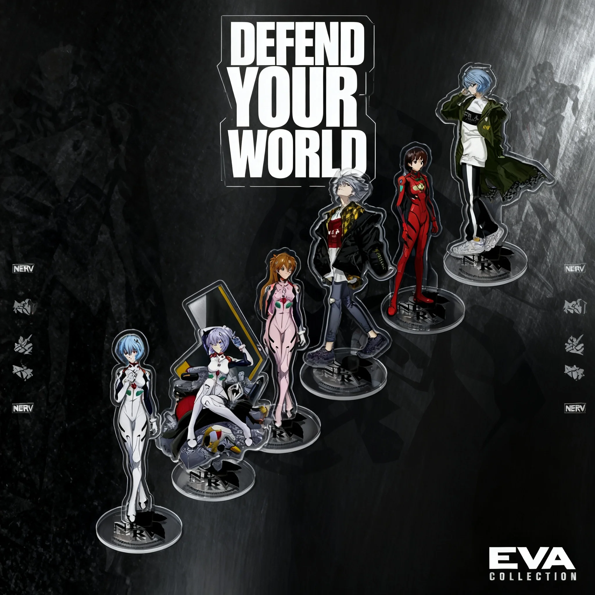 

Evangelion Shinji Ikari Acrylic Stand Figure Anime Merchandise Collectible Cross Border Ready Stock Fast Shipping Worldwide