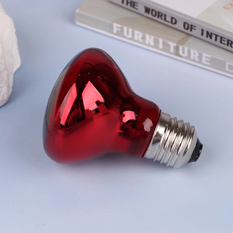 1PC 25/40/50/60/75/100W E27 UVA Poultry Bulb Infrared Night Light Day Poultry Heating Bulb For Plants Amphibians Reptile Pets·