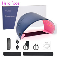 Hello Face Foldable L6 LED PDT Red Light Therapy Mask Red Light and Infrared Light Therapy Body Face Mask Skin-friendly Home Spa