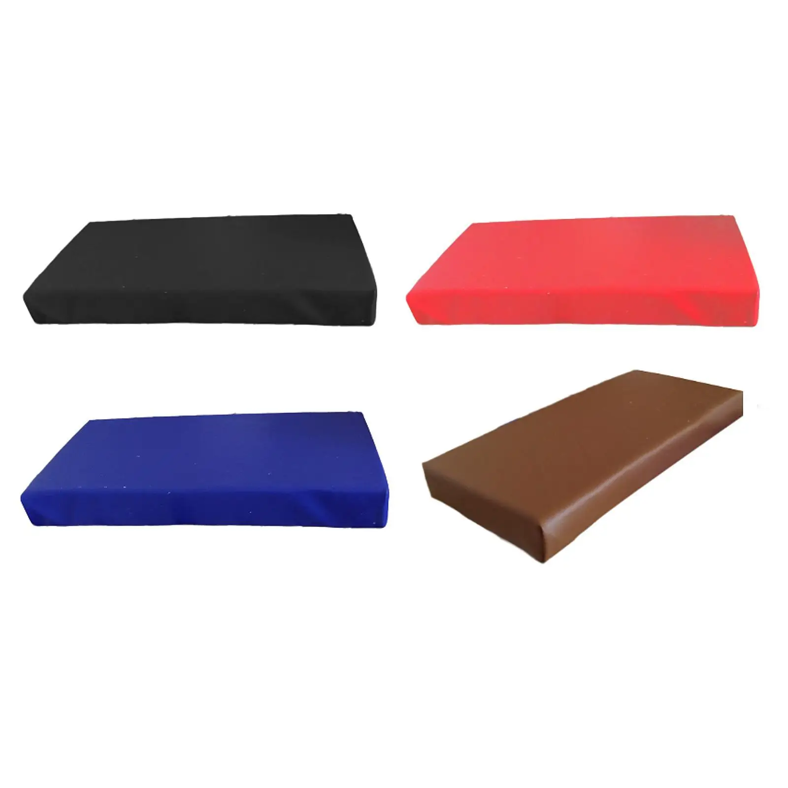 وسادة رأس أظافر ناعمة من جلد البولي يوريثان على الوجهين لطاولة التدليك، وسادة مسند للرقبة للاستلقاء، تستخدم مساند يدوية لصالونات الأظافر المقاومة للماء #4