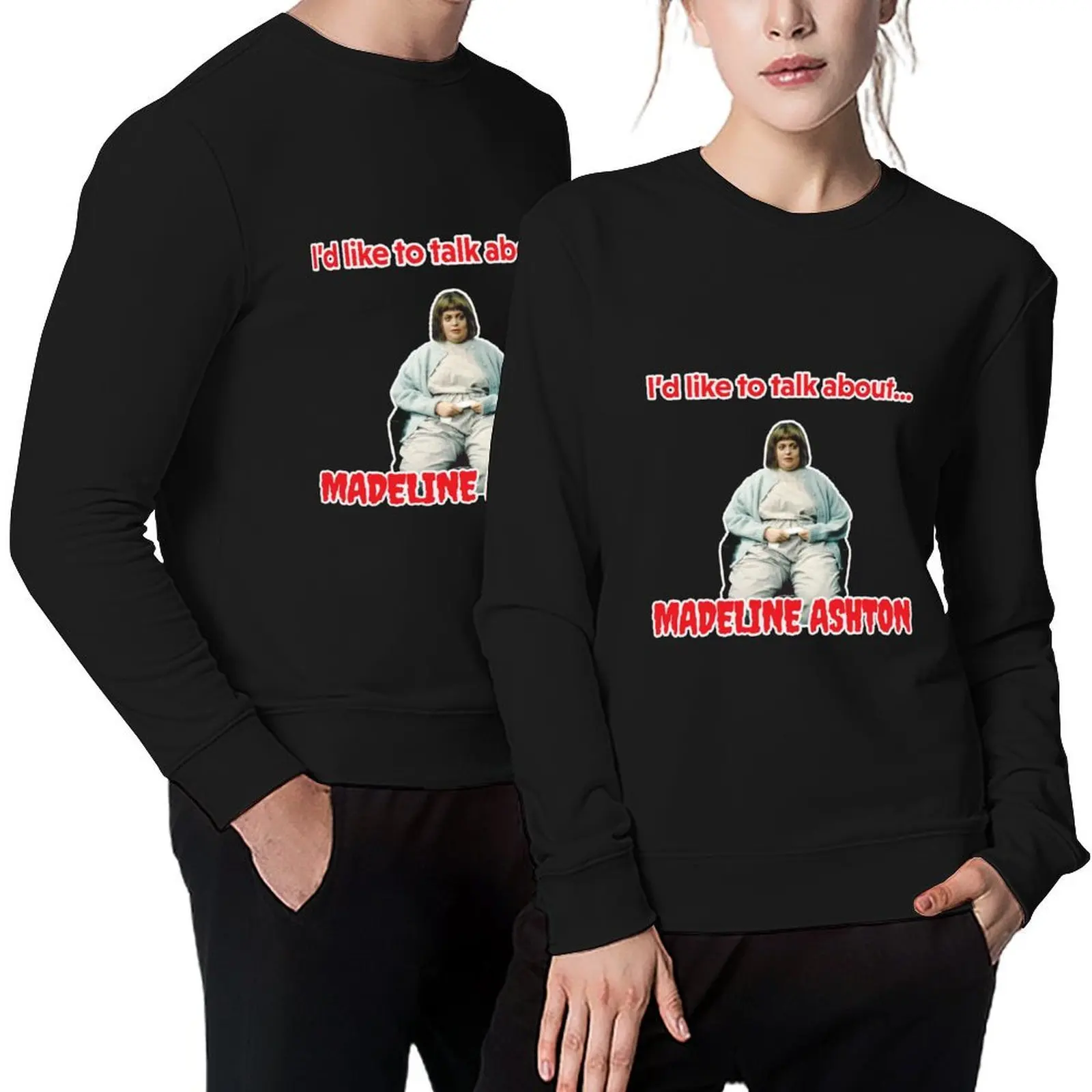 

Death Becomes Her Hellen Sharp Madeline Ashton Pullover mens clothes autumn clothes fashion men hooded sweatshirts