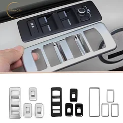 Window Switch Cover Trim for Range Rover Sport L494 Vogue L405 Car Accessories ABS Chromed Glass Lifting Button Frame