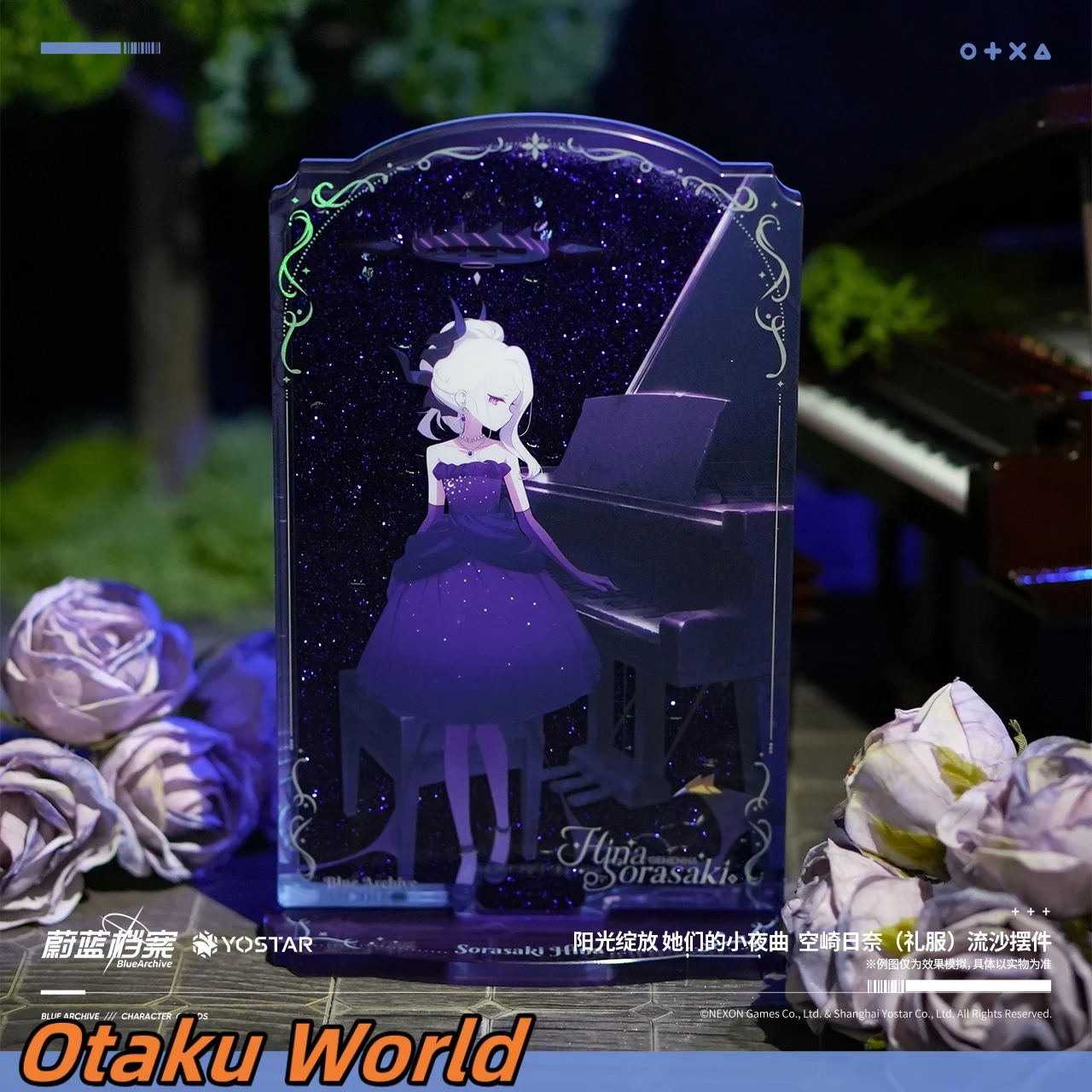 

Sorasaki Hina Flowing sand ornament OriginalMerch Blue Archive Cosplay Costume Anime Game Cartoon Cute decoration Halloween Gift