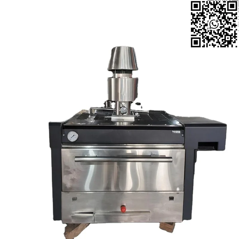 Customized Fast Food Cooking Equipment Gas Grill with Side burner Industrial Counter Top Cooking Equipment Rotary Grill Machine