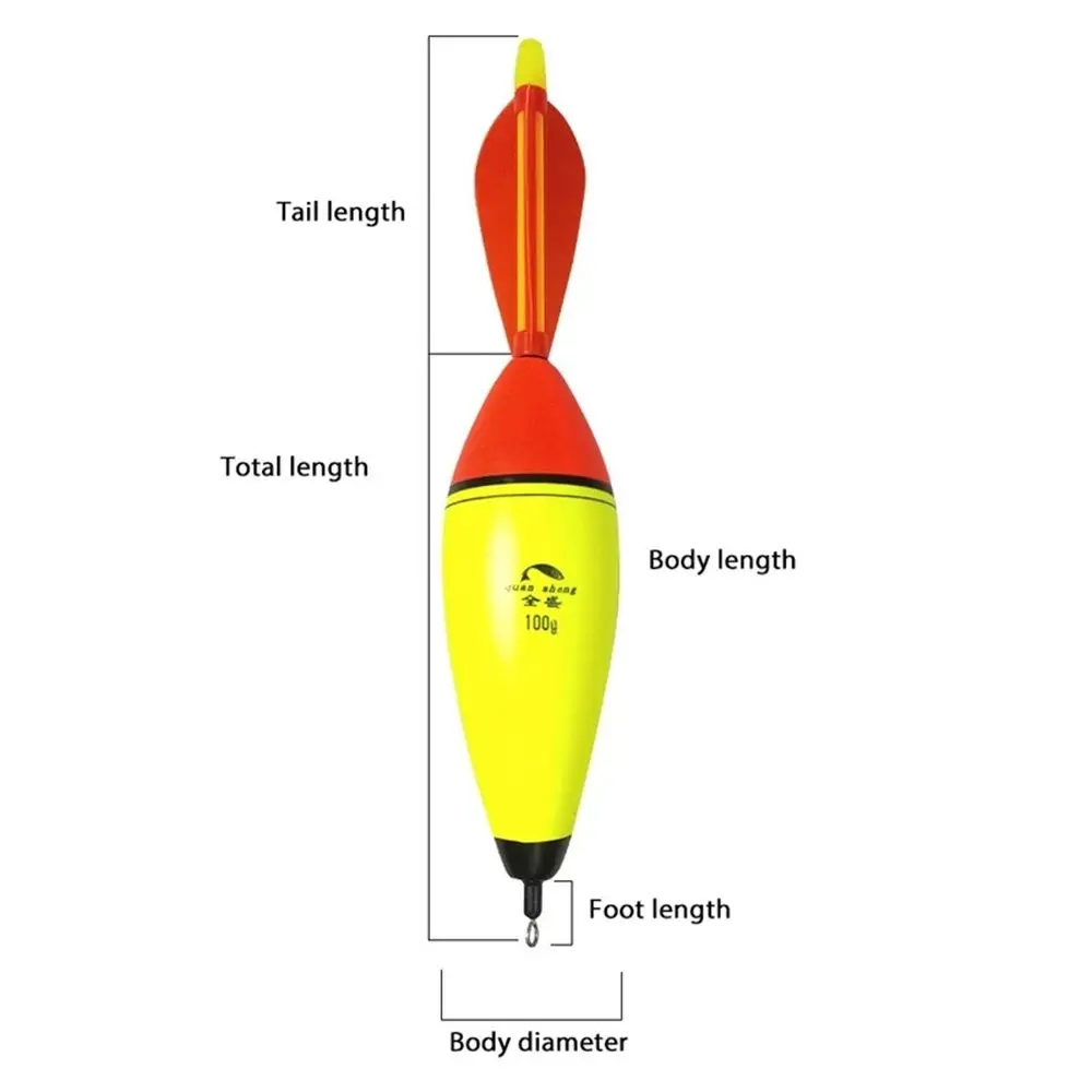 1Pc galleggiante da pesca EVA schiuma luminosa Bobber di plastica galleggiante da pesca notturna bastone luminoso galleggianti per la pesca della