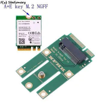 A+E Sleutel Een Sleutel M.2 NGFF Draadloze Module Naar MINI PCIE Adapter M.2 NGFF Sleutel A Naar Mini PCI-E PCI Express Converter Adapter Voor Intel