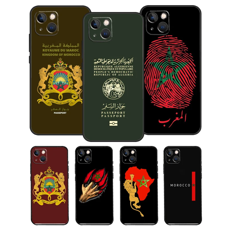 Morocco Flag Coat Of Arms Case For Samsung Galaxy A54 A34 A14 A36 A56 A06 A13 A53 A32 A12 A22 A52 A35 A17 A16 A55 A15