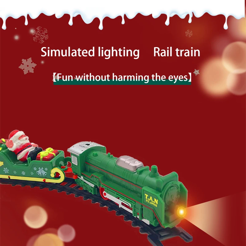 Prezenty świąteczne, zabawki - pociągi świąteczne na szynach