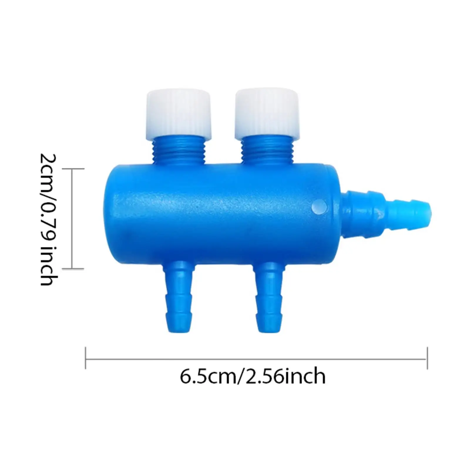 Three Outlet Air Pump Splitter Hose Flow Control Valve Aquarium Accessory for Fish Tank Oxygen Equipment