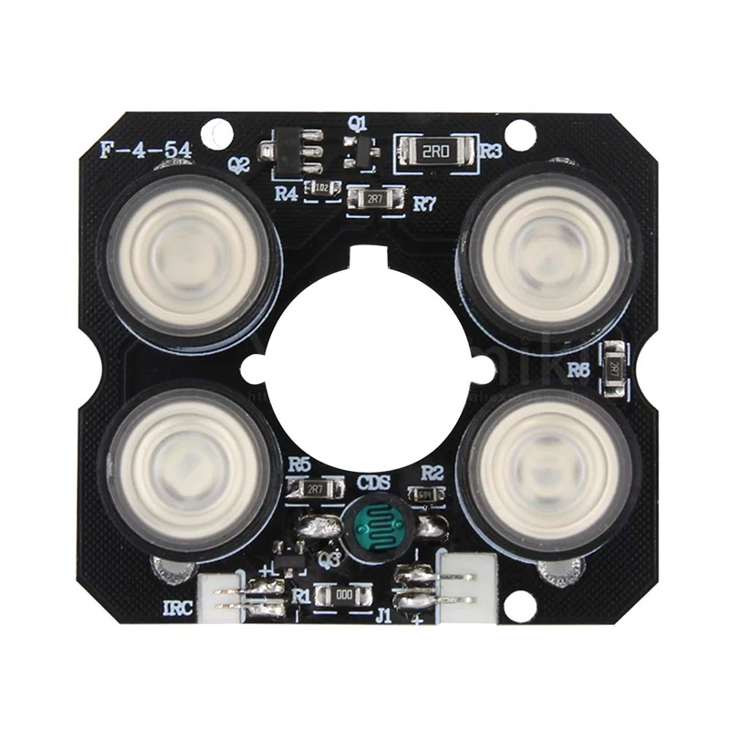 4 LED Array Infrared 90 Degrees Bulbs 850nm IR Board Illuminator 4x IR LED Board For CCTV Camera Night Vision