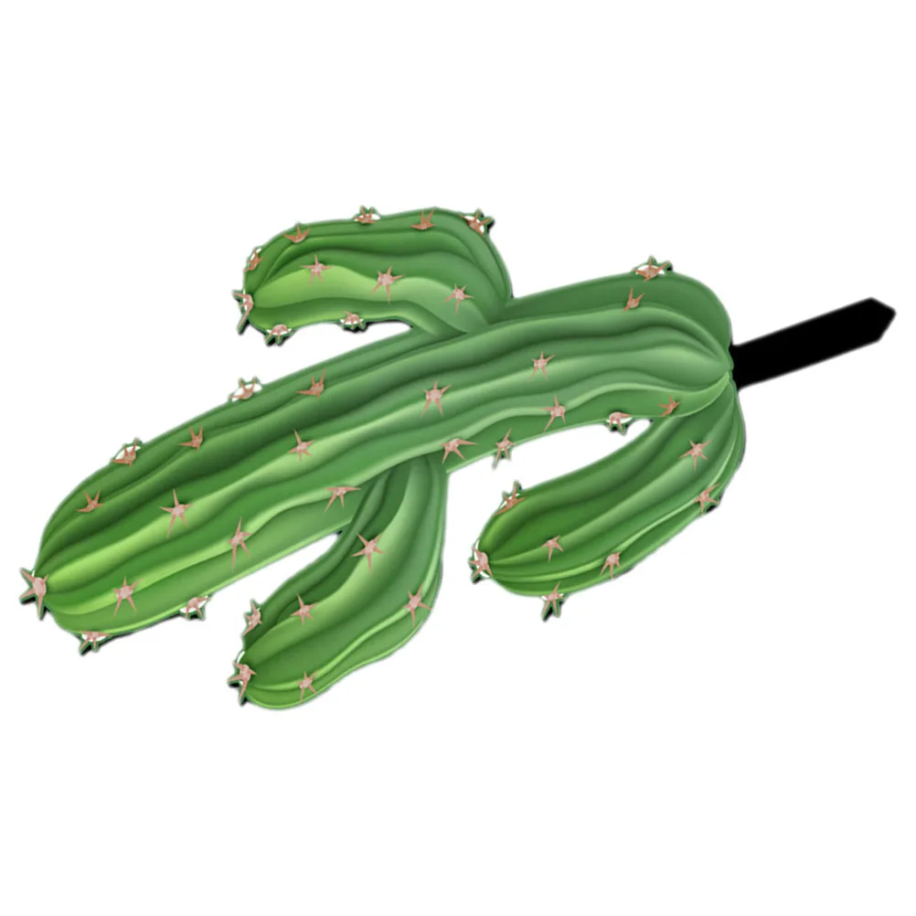 

Acrylic Cactus Garden Decoration Stakes Durable Realistic Design Lawn naments Ground Inserted Decor Yard DIY